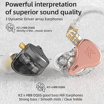 イヤホン KB Amazon.co.jp: KZ x HBB DQ6S 3DDHiFi低音有線イヤホン2 Pin入耳
